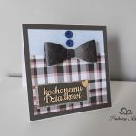 Kartka na Dzień Dziadka w kratkę - 