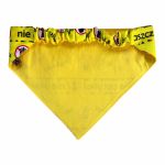Bandana ostrzegawcza dla psa XL na gumce - NIE DOTYKAJ - żółta - 