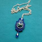 Wisior sutasz Szafirowy - 
