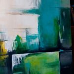 Abstrakcja-obraz akrylowy formatu 100/70 cm.  - 