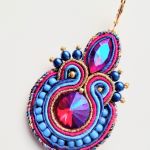 Misty Pink kolczyki sutasz - 