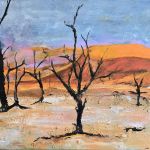 Namibia Obraz akrylowy na płótnie 70x50x1cm  - 