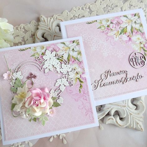 Komunijna kartka w pudełku 634