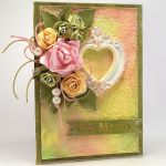 Kartka "Dla mamy z tłem I" - 