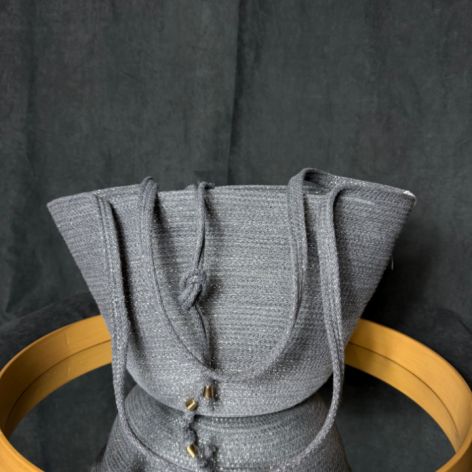 Torba Szyta Sznurek Bawełniany