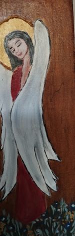 Anioł dobrego snu - obraz malowany