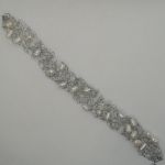 Bransoletka szydełkowa z naturalnymi perłami - Szydełkowa bransoletka z naturalnymi perłami