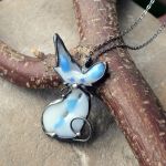 Kot nasłuchujący 03 - wisior z kotem