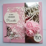Kartka pudełko kobiety urodziny 18 20 30 40 - 