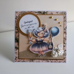 Kartka na urodziny ręcznie, odejście na emeryturę