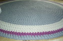 Bawełniany okrągły dywan