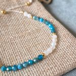 Bransoletka z kamieni naturalnych - Apatyt - 2