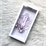 Kartka ślubna w pudełku z okienkiem violet - zdjęcie 4