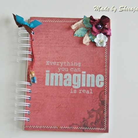 Notes/Pamiętnik 'bordo i turkusy'