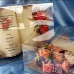 pamiątka na Złoty Jubileusz 50 Rocznicę ślubu - opakowanie księgi- plastikowe pudełko
