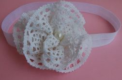 Opaska niemowlęca - "W koronkowym chruśniaku"