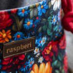 Listonoszka handmade z weluru – unikatowa torebka Raspberi - 