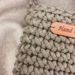 Mała torebka na ramię, etui na telefon,listonoszka beżowa.  - 