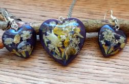 Komplet biżuterii z żywicy - POLNE LOVE