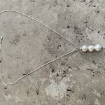 Naszyjnik z perłami srebro 925 - 