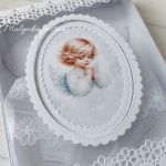 Komplecik na chrzest w bieli - 