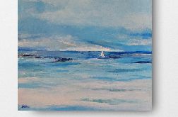 Morze 3- obraz akrylowy 50x50 cm