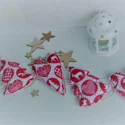 Świąteczna girlanda pionowa