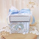 Exploding box chrzest roczek "BabyBoy" GOTOWY - 