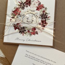 Kartka świąteczna na Boże Narodzenie Merry Christmas dla firmy