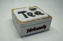 HERBACIARKA, pudełko na herbatę 4 przegrody TEA
