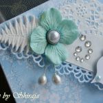 Pamiątka Chrztu św. - 'koronkowa serwetka' - 