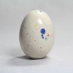 Jajko ceramiczne - pisanka wielokolorowa - jajko