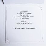 Delikatna kartka ślubna z kwiatami handmade - Personalizowana kartka na ślub z życzeniami