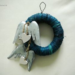 Wianek "Skrzydlate serca"