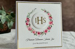 Ręcznie robione zaproszenia komunijne, 28B