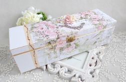 Ślubna skrzynka do wina i kartka 995