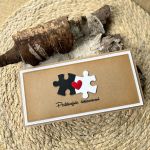 012,kartka na ślub do koperty z puzzlami. - 012,kartka na ślub do koperty z puzzlami.