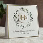 Ręcznie robione zaproszenia komunijne, wzór 3 - Ręcznie robione zaproszenia komunijne