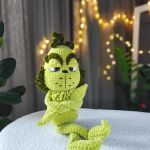 Maskotka Grinch, Prezent na Mikołaja, Prezent przytulanka dla dziecka - Duży zabawny Grinch będzie doskonałym do zabawy, przytulania lub jako urocza dekoracja na Święta Bożego Narodzenia lub sesję zdjęciowe.