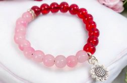 Bransoletka na gumce słonecznik