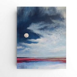 Pomiędzy nocą a świtem-obraz akrylowy 