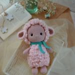 Owieczka pluszowa, Maskotka owca, Przytulanka dla dziecka - Szalik jest odpinany.