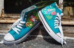 NA ZAMÓWIENIE malowane trampki Alicja