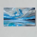 Morze-obraz akrylowy formatu 30/50 cm.  - 