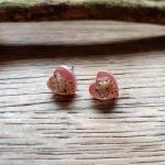 Komplet wisiorek i kolczyki - Koperkowe Love - Komplet wisiorek i kolczyki - Koperkowe Love