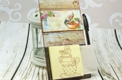 Notes na lodówkę -rustykalna kuchnia