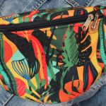 Nerka abstrakcyjne liście rozmiar XXL - 