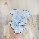 Kartka z okazji narodzin body"Elephant"GOTOWA - 
