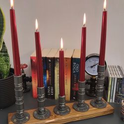 Świecznik Loftowy 5-ramienny F005_2-W1 Loft