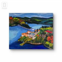 Pieniny Polska, 40x50x2 cm,płótno Pieniny Polska, 40x50x2 cm,płótno